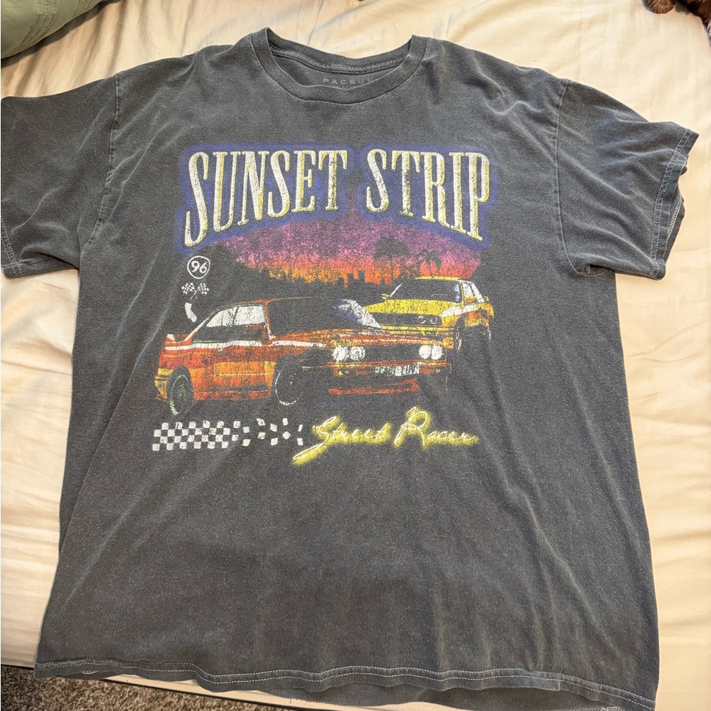 Sunset Strip Graphic Tee - Black